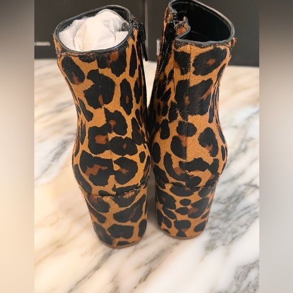 Inc International Concepts Floriann Block Heel Bootie Dark Leopard - Picture 6 of 10